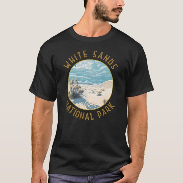 Nationalpark mit weißem Sand - Störkreis T-Shirt (Vorderseite)