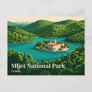 Nationalpark Mljet Kroatien Postkarte