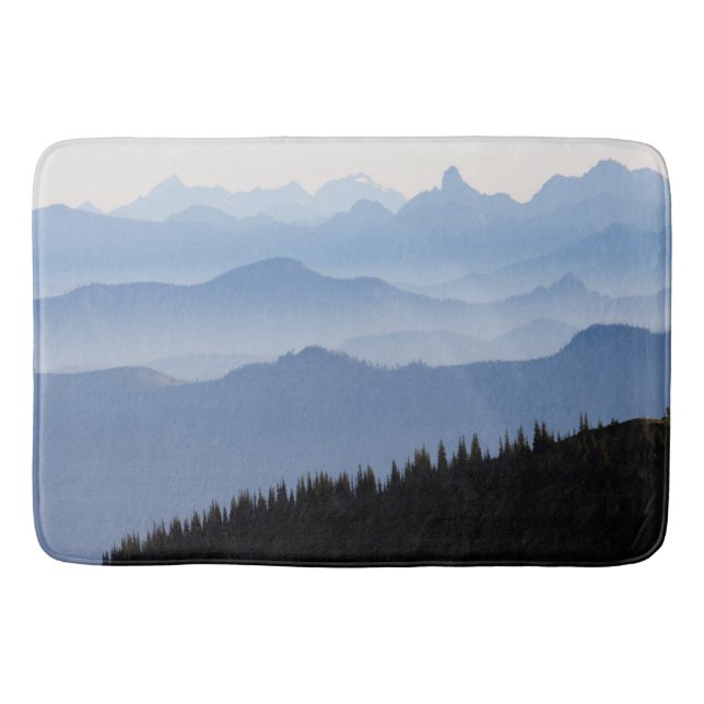 Nationalpark Mount Rainier| Kaskadengebirge Badematte (Vorderseite)
