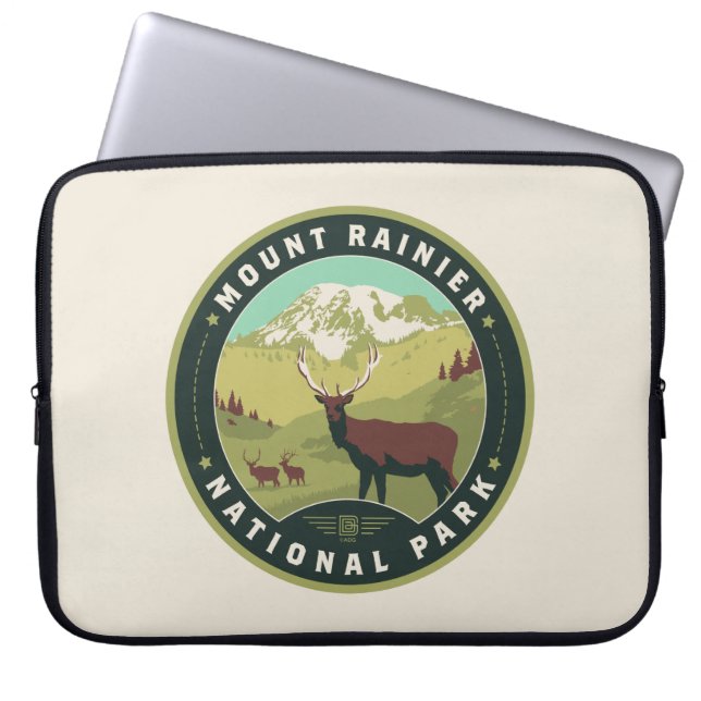 Nationalpark Mount Rainier Laptopschutzhülle (Vorderseite)