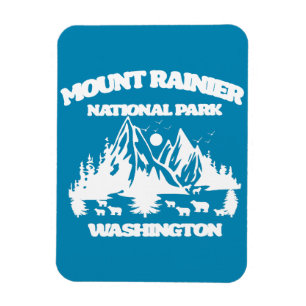 Nationalpark Mount Rainier Magnet
