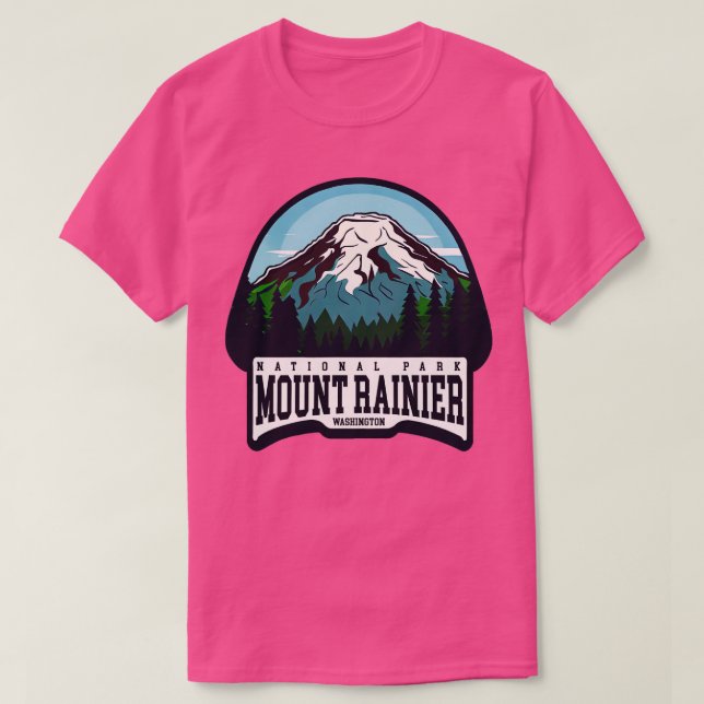 Nationalpark Mount Rainier T-Shirt (Design vorne)