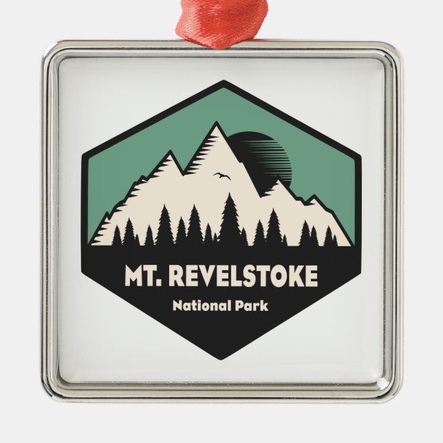 Nationalpark Mount Revelstok Ornament Aus Metall (Vorne)
