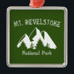 Nationalpark Mount Revelstok Ornament Aus Metall<br><div class="desc">Der Nationalpark Mount Revelstoke im Südosten Britisch-Kolumbiens Kanada liegt am Western des Selkirk-Gebirges über der Stadt Revelstoke,  die am Zusammenfluss von Kolumbien und Illecillewaet liegt.</div>