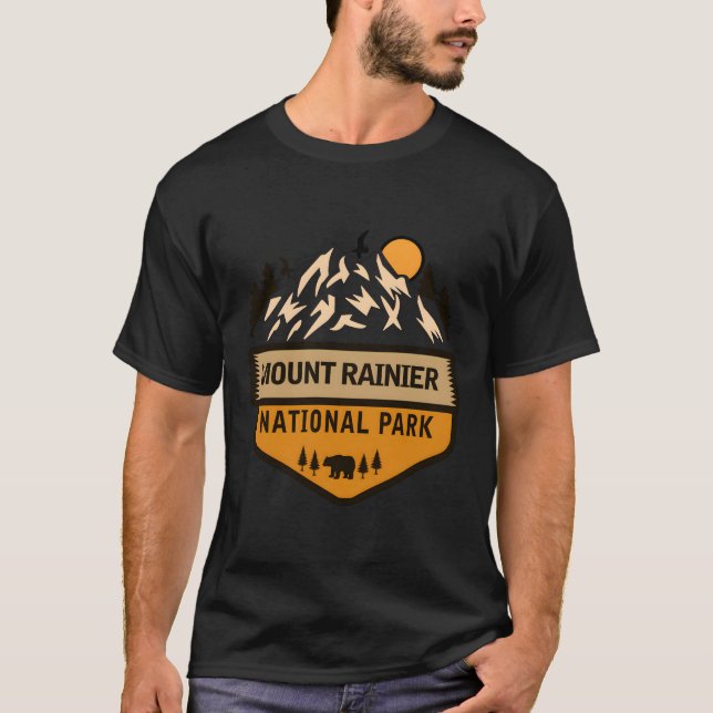 Nationalpark Mount Rinier T-Shirt (Vorderseite)