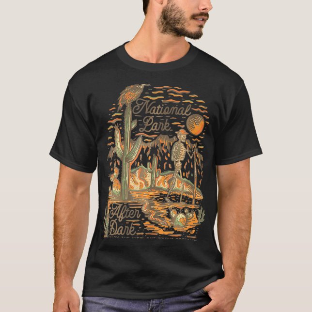 Nationalpark nach Dunkelheit - Sommerurlaub auf Na T-Shirt (Vorderseite)