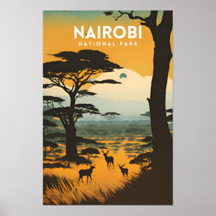 Nationalpark Nairobi Poster