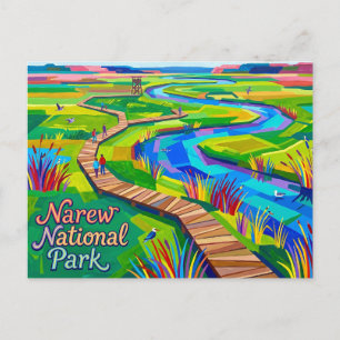Nationalpark Narew Polen Postkarte