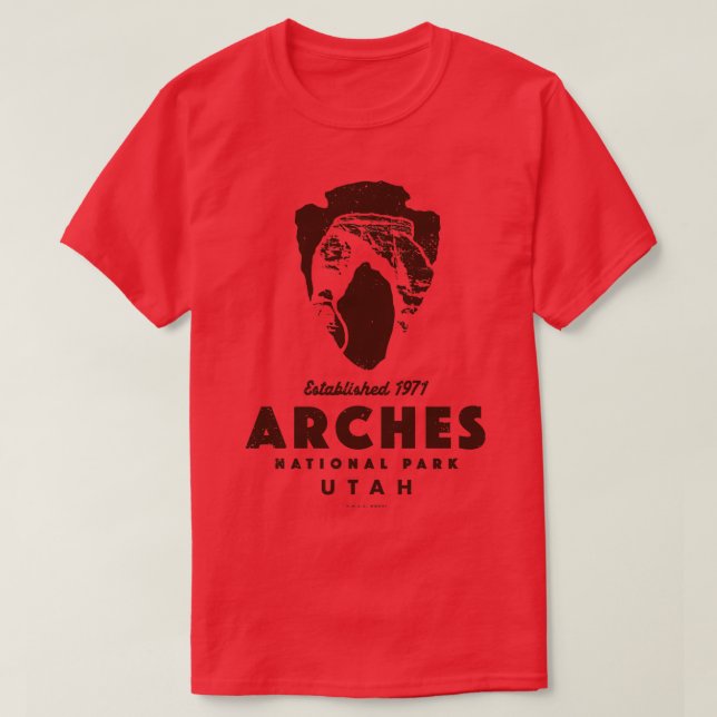 Nationalpark Nationalpark Arches T-Shirt (Design vorne)