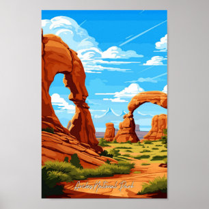 Nationalpark Nationalpark Vintage Poster