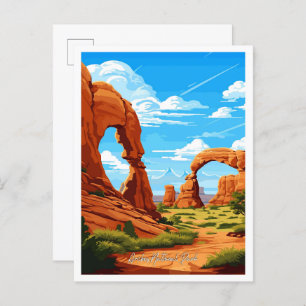 Nationalpark Nationalpark Vintage Postkarte