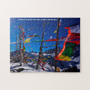 Nationalpark Nepal Langtang. Jigsaw Puzzle