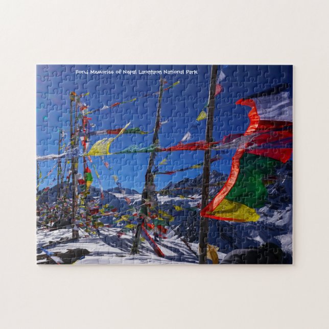 Nationalpark Nepal Langtang. Jigsaw Puzzle (Horizontal)