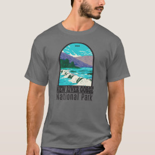 Nationalpark Neue Fluss Gorge West Virginia T-Shirt