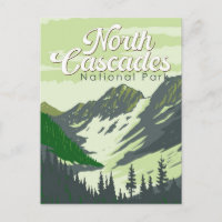 Nationalpark Nord Cascades - Illustration