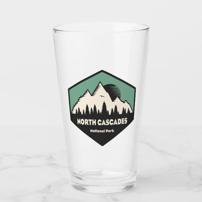 Nationalpark North Cascades Glas (Vorderseite)
