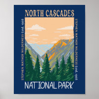 Nationalpark North Cascades Vintag in Schwierigkei