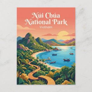 Nationalpark Núi Chúa Vietnam Postkarte