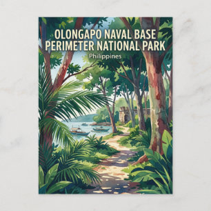 Nationalpark Olongapo Naval Base Perimeter Postkarte
