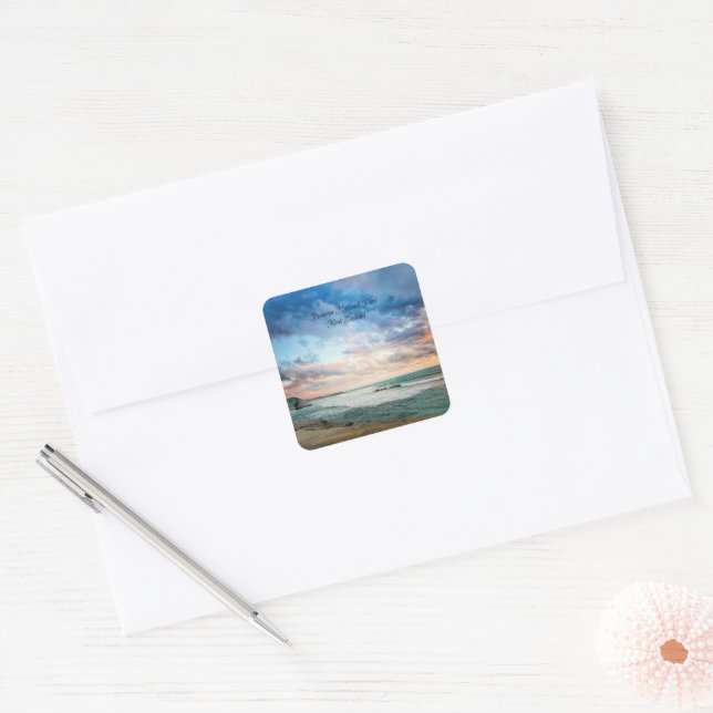 Nationalpark Paparoa, Neuseeland, Quadratischer Aufkleber (Umschlag)