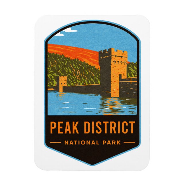 Nationalpark Peak District Magnet (Vertikal)