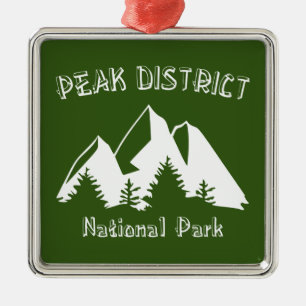 Nationalpark Peak District Ornament Aus Metall