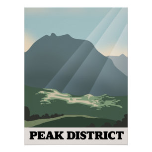 Nationalpark Peak District Poster