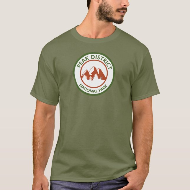 Nationalpark Peak District T-Shirt (Vorderseite)