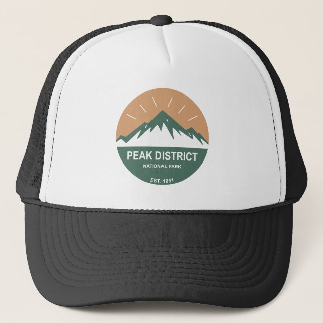 Nationalpark Peak District Truckerkappe (Vorderseite)