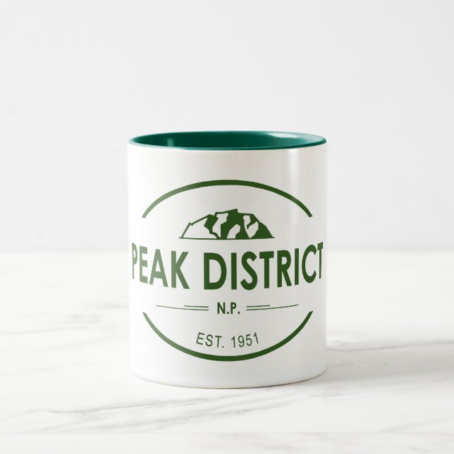 Nationalpark Peak District Zweifarbige Tasse (Mittel)