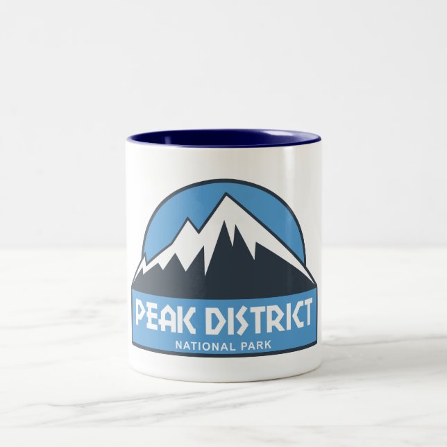 Nationalpark Peak District Zweifarbige Tasse (Mittel)