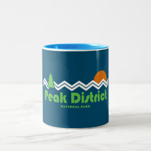 Nationalpark Peak District Zweifarbige Tasse