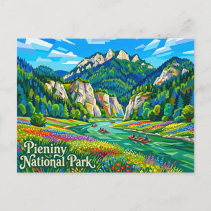 Nationalpark Pieniny Polen Postkarte