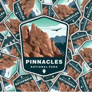 Nationalpark Pinnacles Die Aufkleber