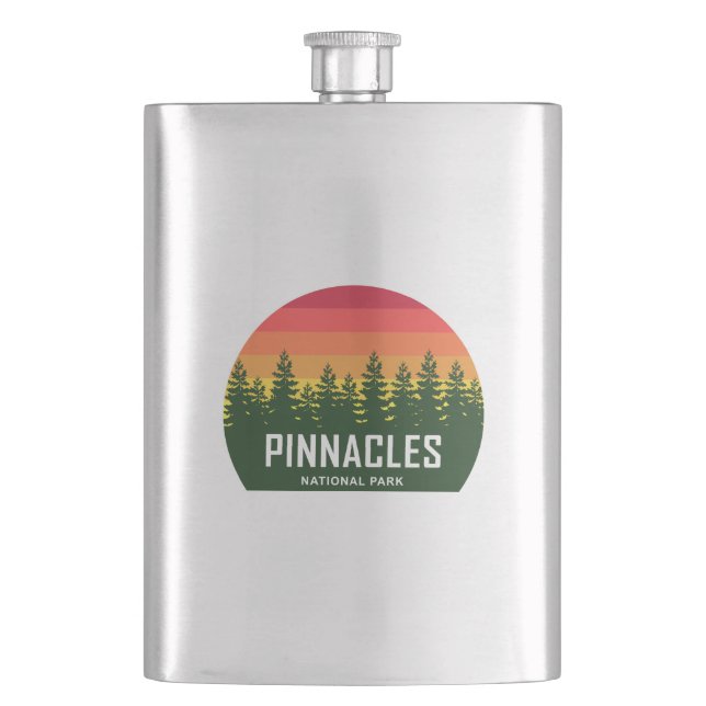 Nationalpark Pinnacles Flachmann (Vorderseite)