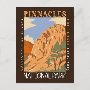 Nationalpark Pinnacles Postkarte