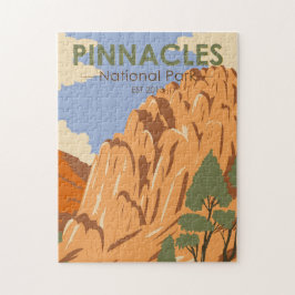 Nationalpark Pinnacles Vintag Puzzle