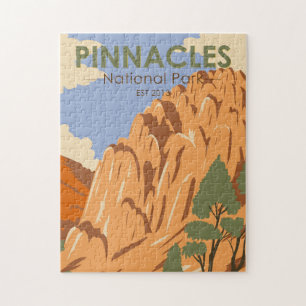 Nationalpark Pinnacles Vintag Puzzle