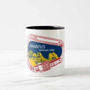 Nationalpark Pinnacles Zweifarbige Tasse