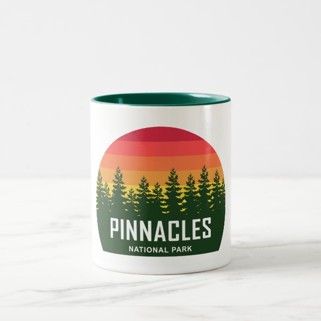 Nationalpark Pinnacles Zweifarbige Tasse (Mittel)