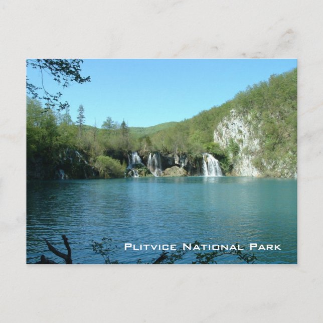 Nationalpark Plitvice Postkarte (Vorderseite)