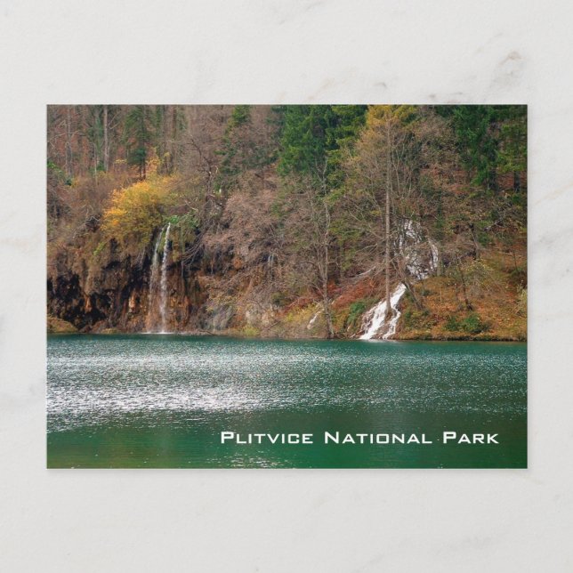 Nationalpark Plitvice Postkarte (Vorderseite)