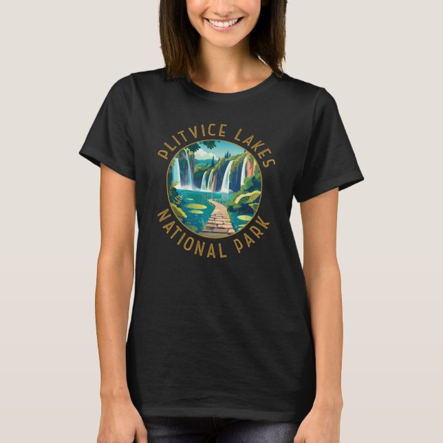 Nationalpark Plitvice Seen Kroatien Not leidend T-Shirt (Vorderseite)