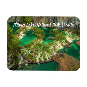 Nationalpark Plitvice Seen Kroatien stilvoll Magnet