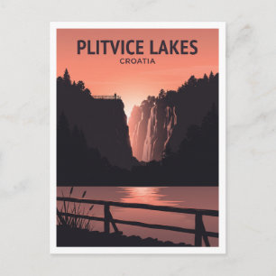 Nationalpark Plitvicer Seen Korenica Kroatien Postkarte