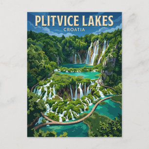 Nationalpark Plitvicer Seen Kroatien Postkarte