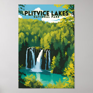 Nationalpark Plitvicer Seen Poster