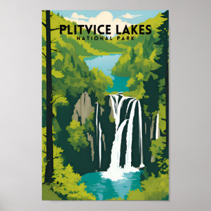 Nationalpark Plitvicer Seen Poster