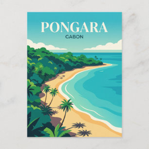 Nationalpark Pongara Gabun Postkarte