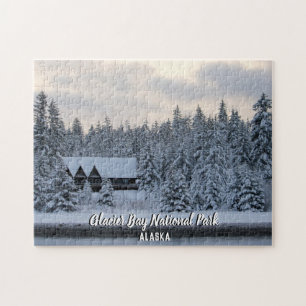 Nationalpark-Puzzlespiel Glacier Bays Puzzle